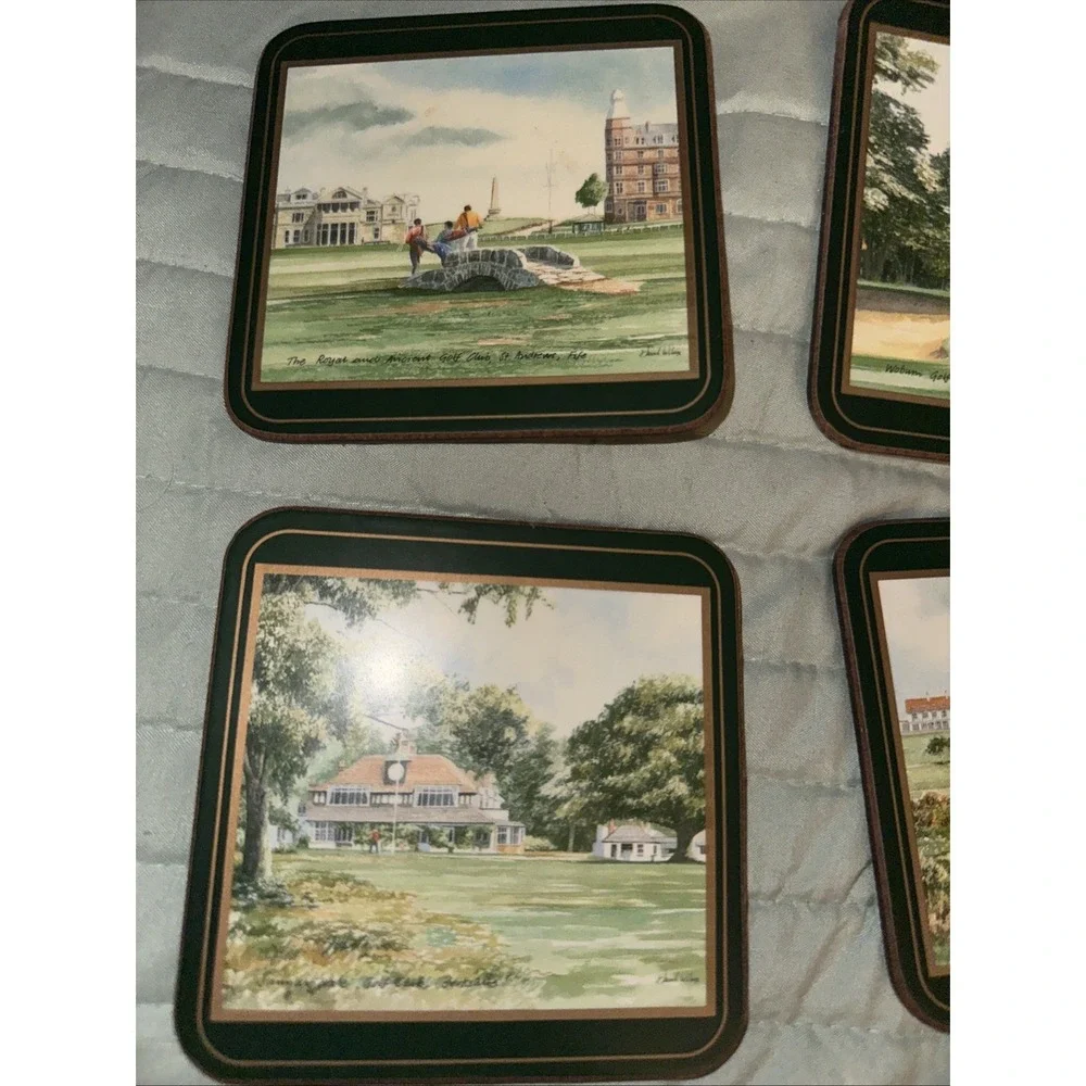 Pimpernel 5 Pc Square Coasters 
